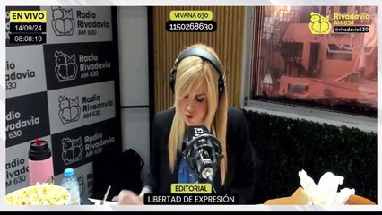 Viviana Canosa denunció que Milei la censuró