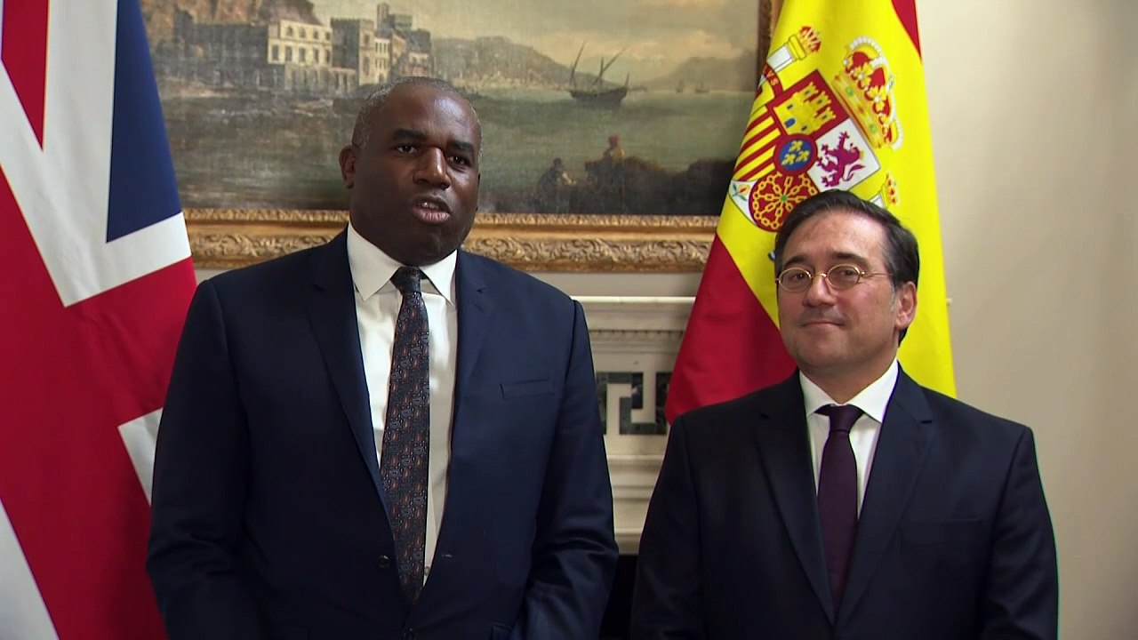 Lammy hails 'historic' relationship with Spain