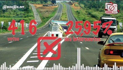 Download Video: Côte d'Ivoire Infrastructures routières l'autoroute Abidjan-Yamoussoukro est partiellement dégradée ( Sondage)