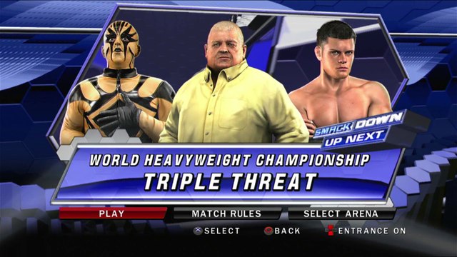 WWE Smackdown vs. Raw 2010 - Dusty Rhodes vs. Goldust vs. Cody Rhodes