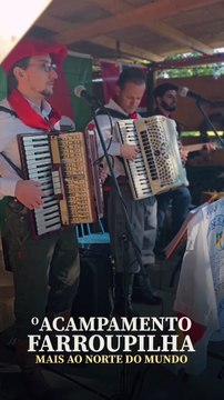 Acampamento farroupilha que tem aurora boreal reuniu mais de 100 gaúchos e já tem nova data confirmada