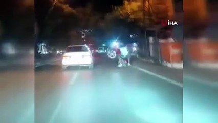 Yok böyle olay! Bakın motosikleti nasıl taşıdılar