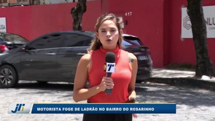 Motorista foge de ladão no bairro do Rosarinho