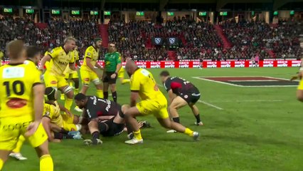 TOP 14 - Essai de Thibaud FLAMENT (SR) - Stade Toulousain - Stade Rochelais