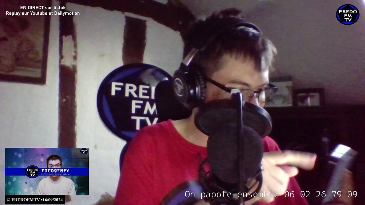 On papote en direct sur TikTok (16/09/2024) #fredofmtv