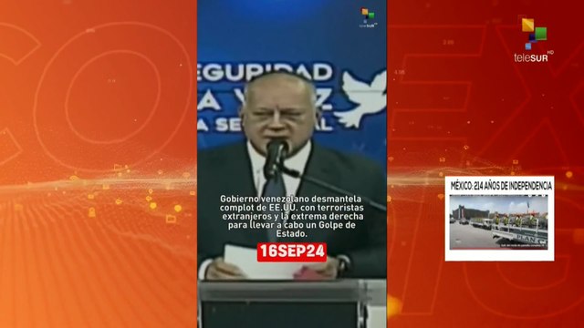 Conexión Digital Meridiana 16-09 Venezuela denunció planes terroristas