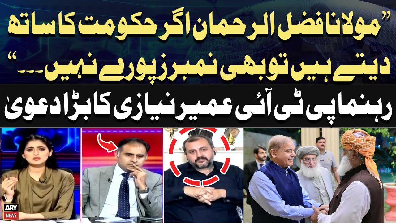 "Maulana Fazal-ur-Rehman Agar Govt Kay Sath Detay Hen Tu...", PTI Leader