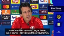 Champions League format needed to change, insists Emery