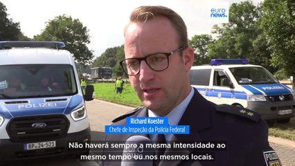 下载视频: Decisão alemã de restabelecer controlos fronteiriços criticada