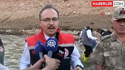 Siirt'te 1 Milyon Yavru Sazan Suya Bırakıldı