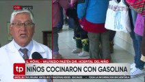 Dos niños quedaron con graves quemaduras tras confundir aceite con gasolina cuando intentaban cocinar