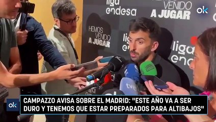 Campazzo avisa sobre el Madrid: "Este año va a ser duro y tenemos que estar preparados para altibajos"