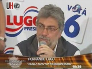 Elecciones 2008: Conferencia de Prensa Lugo