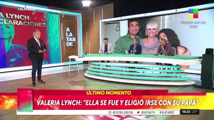Valeria Lynch y la dura separación de su hijastra de Tais: "Ella se fue, eligió irse con su papá"