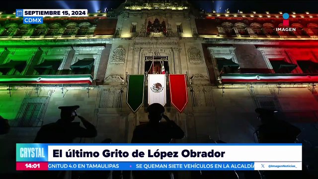 Así fue el último Grito de Independencia de López Obrador