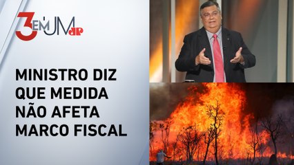 Flávio Dino autoriza crédito extraordinário para ajudar no combate às queimadas