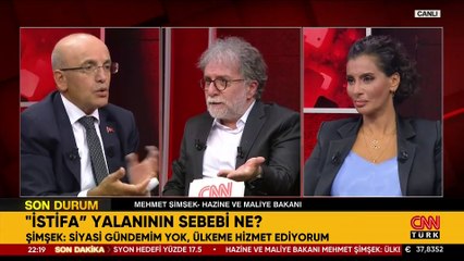 Mehmet Şimşek CNN TÜRK'te anlattı: 'İstifa' yalanının sebebi ne?