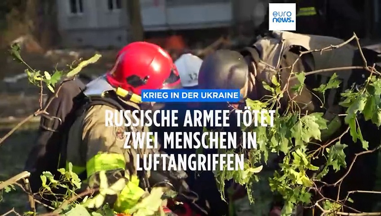 Russische Luftangriffe auf ukrainische Städte: 2 Tote und Dutzende Verletzte