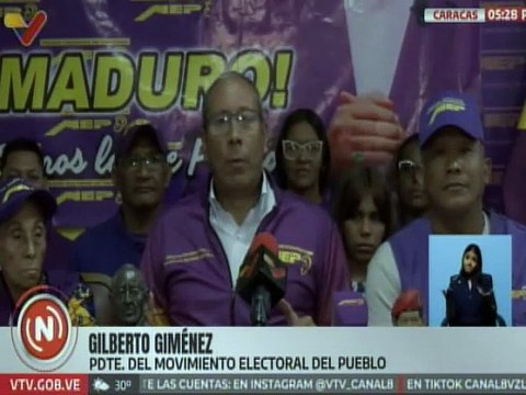 Caracas | Partido MEP condena los planes terroristas contra el presidente Nicolás Maduro