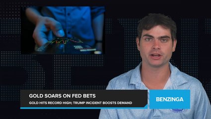 Gold Hits Record High Amid Fed Rate Cut Bets. Shots Fired Near Trump's Golf Course Spurs Safe Haven Demand