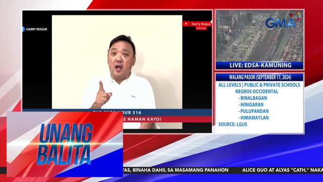 Roque, binigyan ng hanggang Huwebes ng quadcomm na dumalo sa pagdinig; ituturing na pugante kung hindi sisipot | Unang Balita