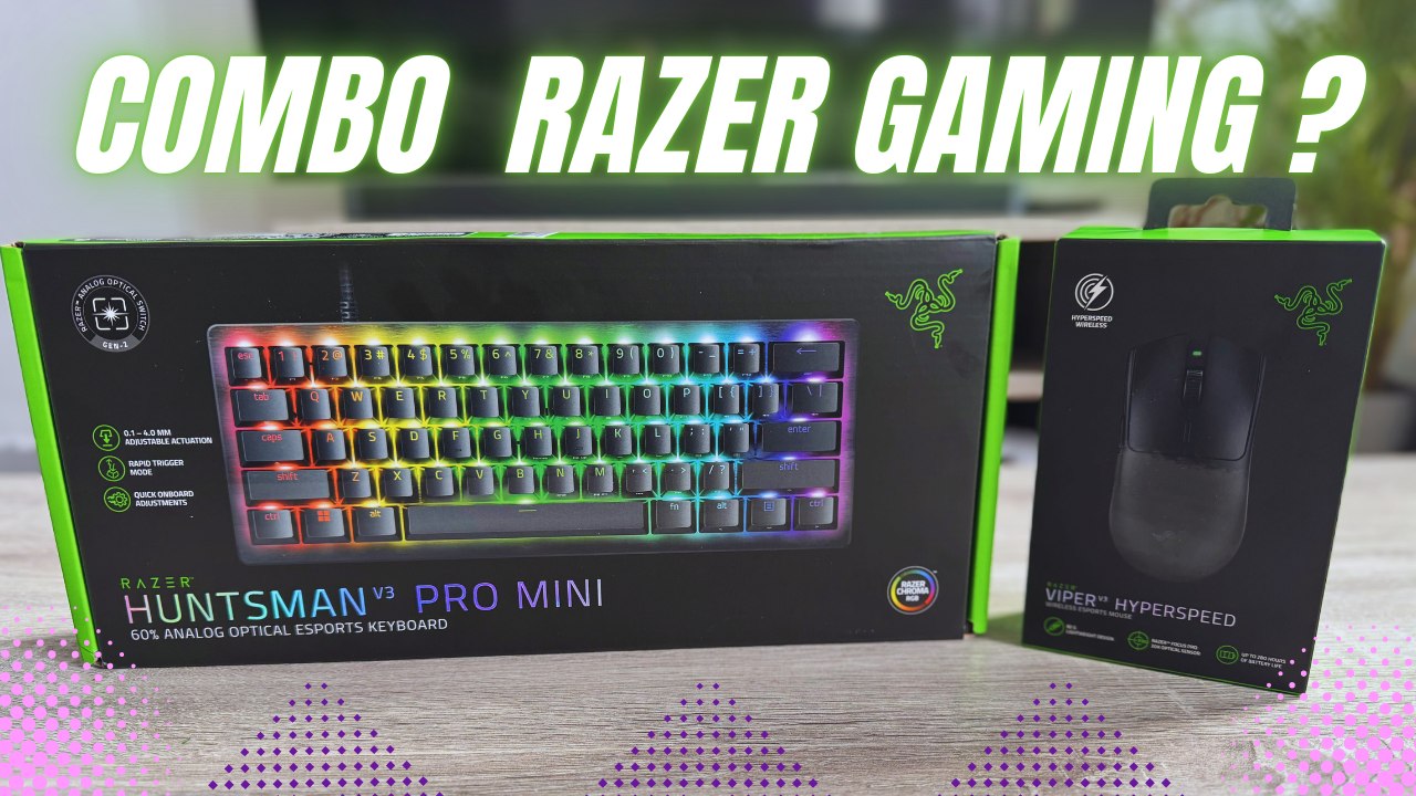 RAZER HUNTSMAN v3 mini PRO & VIPER v3 : le COMBO GAMER ?