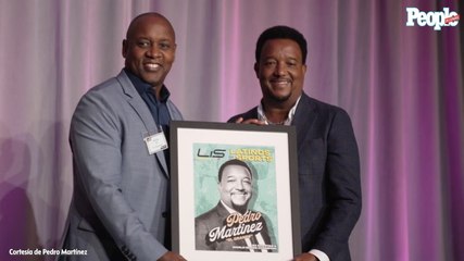 Pedro Martínez recibe el premio “Pionero” de Latinos in Sports