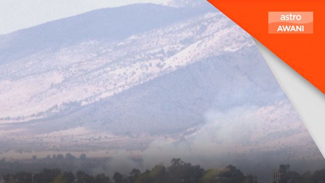 Sebuah roket Hizbullah dipintas rejim Zionis