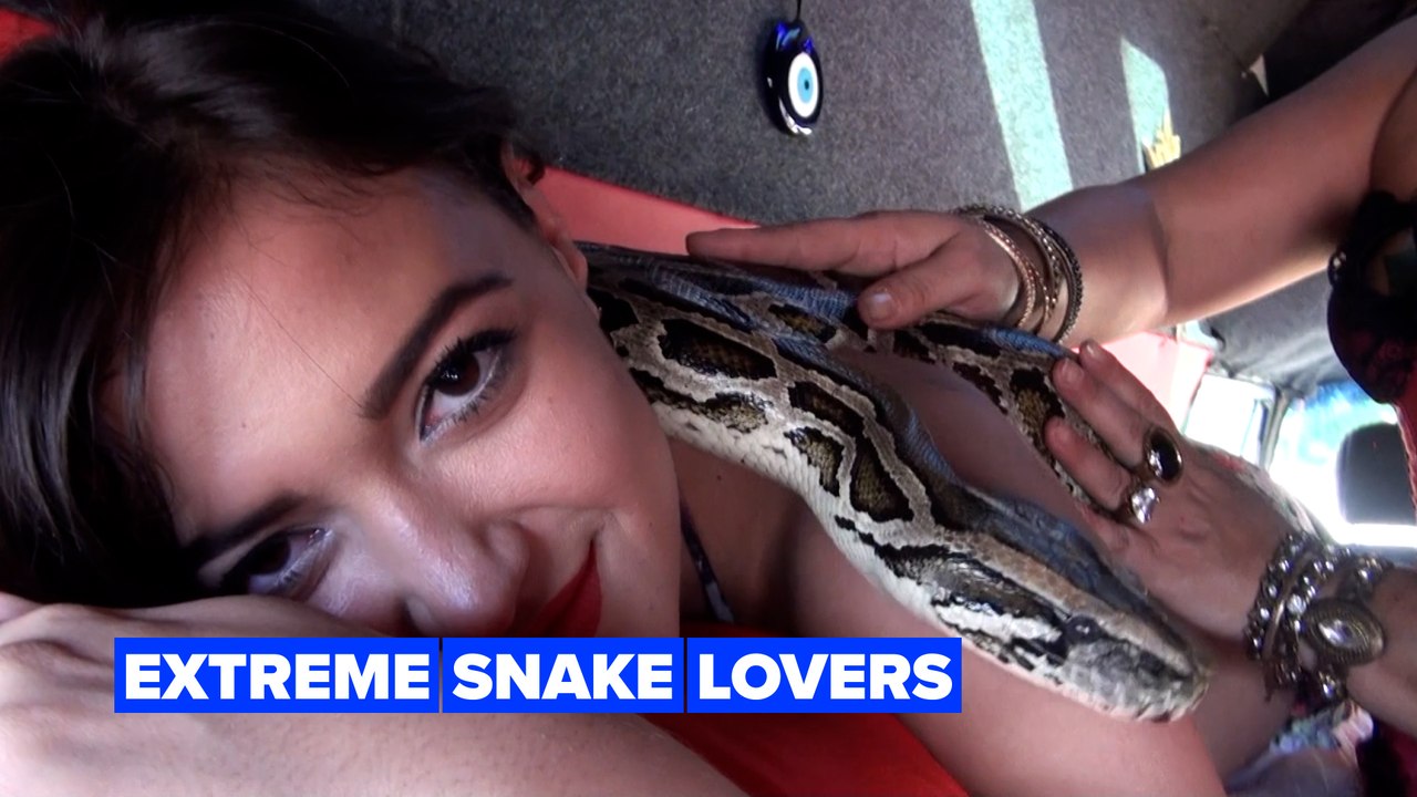 These people take snake-loving to a whole new level