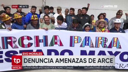 Evo dice que no pide la renuncia de Arce y lo “invita” a unirse a la marcha que irá rumbo a La Paz