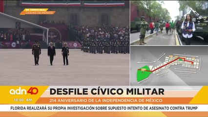 Así se vivió el desfile militar del 16 de septiembre en la CDMX