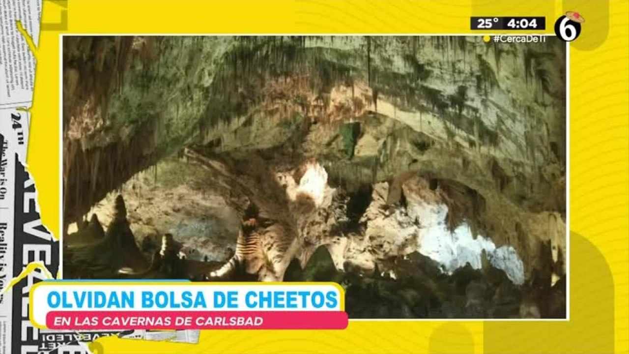Olvidan bolsa de cheetos en caverna