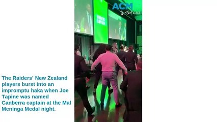 Joe Tapine Named Canberra Raiders Captain Sparks Impromptu Haka