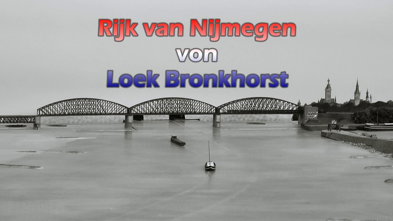 Geniales modellbahn-diorama mit erzwungener perspektive: rijk van nijmegen von loek bronkhorst