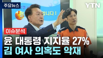 대통령 지지율 출범 후 최저치...추석 민심 향배는? / YTN
