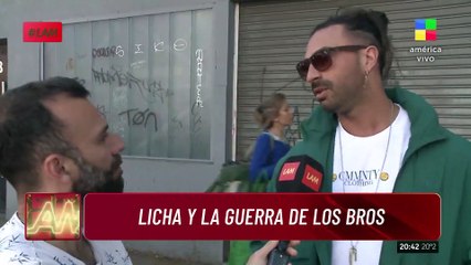 La palabra de LICHA tras su salida del streaming de "LOS BROS". El flamante "susano" está FURIOSO.
