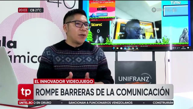  Jóvenes universitarios de El Alto crearon un videojuego para aprender el lenguaje de señas