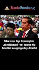 Tidak Setuju Gaya Kepemimpinan Jokowi Dihakimi, Fahri Hamzah: Kita Tidak Bisa Mengganggu Gaya Tersebut
