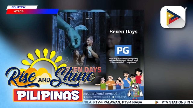 MTRCB, inilabas ang age appropriate ratings para sa mga pelikula na lalabas sa sinehan ngayong linggo