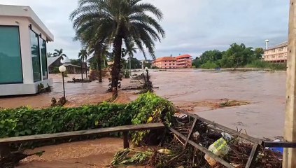 สถานการณ์น้ำท่วม ม.พะเยา และหอพักนักศึกษา