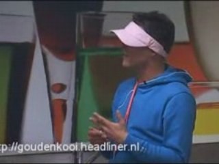 De persiflage wordt besproken met Ricardo