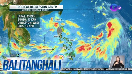 Wala nang wind signal dito sa Metro Manila dahil sa Bagyong #Gener base sa 11 AM bulletin ng PAGASA  | Balitanghali