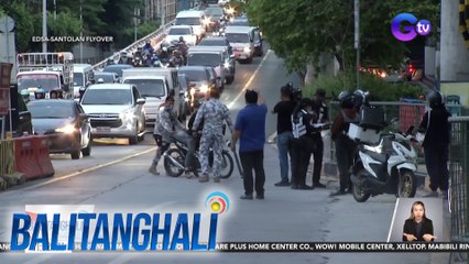Ilang motorcycle rider na dumaan sa EDSA Busway, tiniketan ng SAICT | Balitanghali