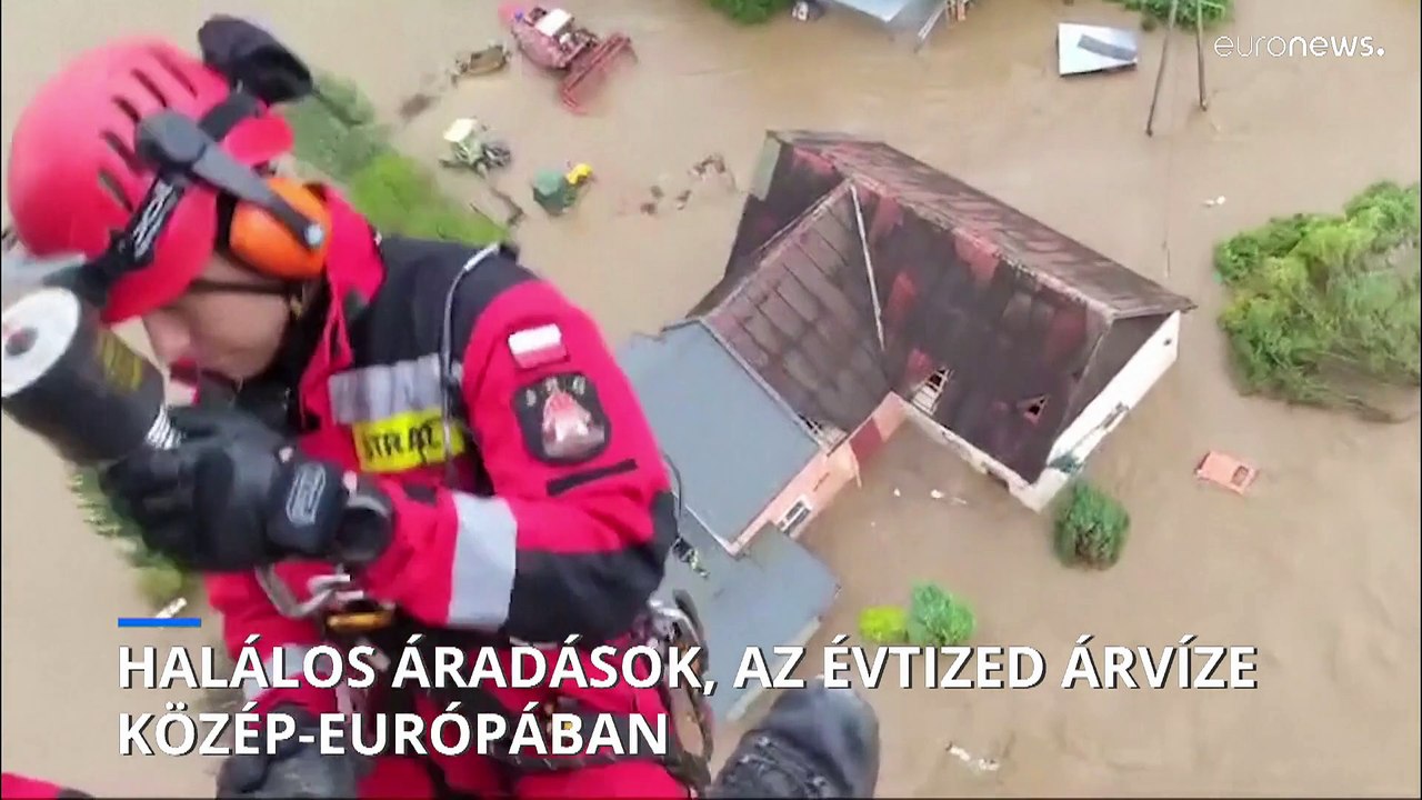 Halálos áradások, az évtized árvize Közép-Európ...