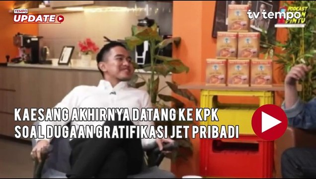 Kaesang Akhirnya Datang ke KPK Soal Dugaan Gratifikasi Jet Pribadi