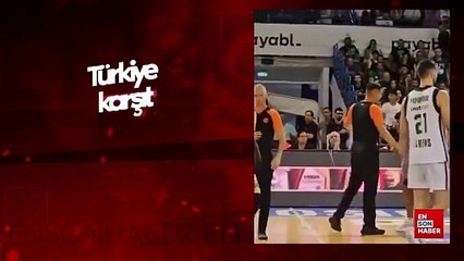 Türkiye karşıtı pankart, Ergin Ataman'ı kızdırdı