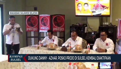 Dukung Danny - Azhar, Posko Projo Di Sulsel Kembali Diaktifkan
