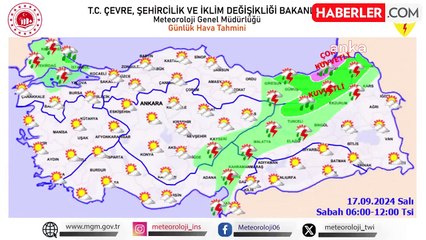 Meteorolojiden Kuvvetli Yağış Uyarısı