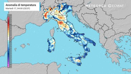 Anomalia termica Italia