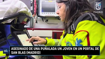 Asesinado de una puñalada un joven en un portal de San Blas (Madrid)